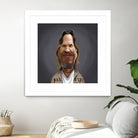 Jeff Bridges by Rob Snow on GIANT ART - brown digital painting