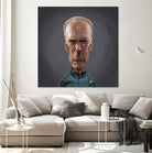 Clint Eastwood by Rob Snow on GIANT ART - brown digital painting