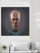 Clint Eastwood by Rob Snow on GIANT ART - brown digital painting