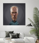 Clint Eastwood by Rob Snow on GIANT ART - brown digital painting