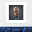 Clint Eastwood by Rob Snow on GIANT ART - brown digital painting