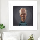 Clint Eastwood by Rob Snow on GIANT ART - brown digital painting