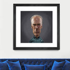 Clint Eastwood by Rob Snow on GIANT ART - brown digital painting