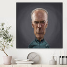 Clint Eastwood by Rob Snow on GIANT ART - brown digital painting