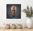 Clint Eastwood by Rob Snow on GIANT ART - brown digital painting