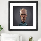 Clint Eastwood by Rob Snow on GIANT ART - brown digital painting