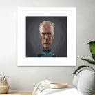 Clint Eastwood by Rob Snow on GIANT ART - brown digital painting