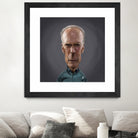 Clint Eastwood by Rob Snow on GIANT ART - brown digital painting