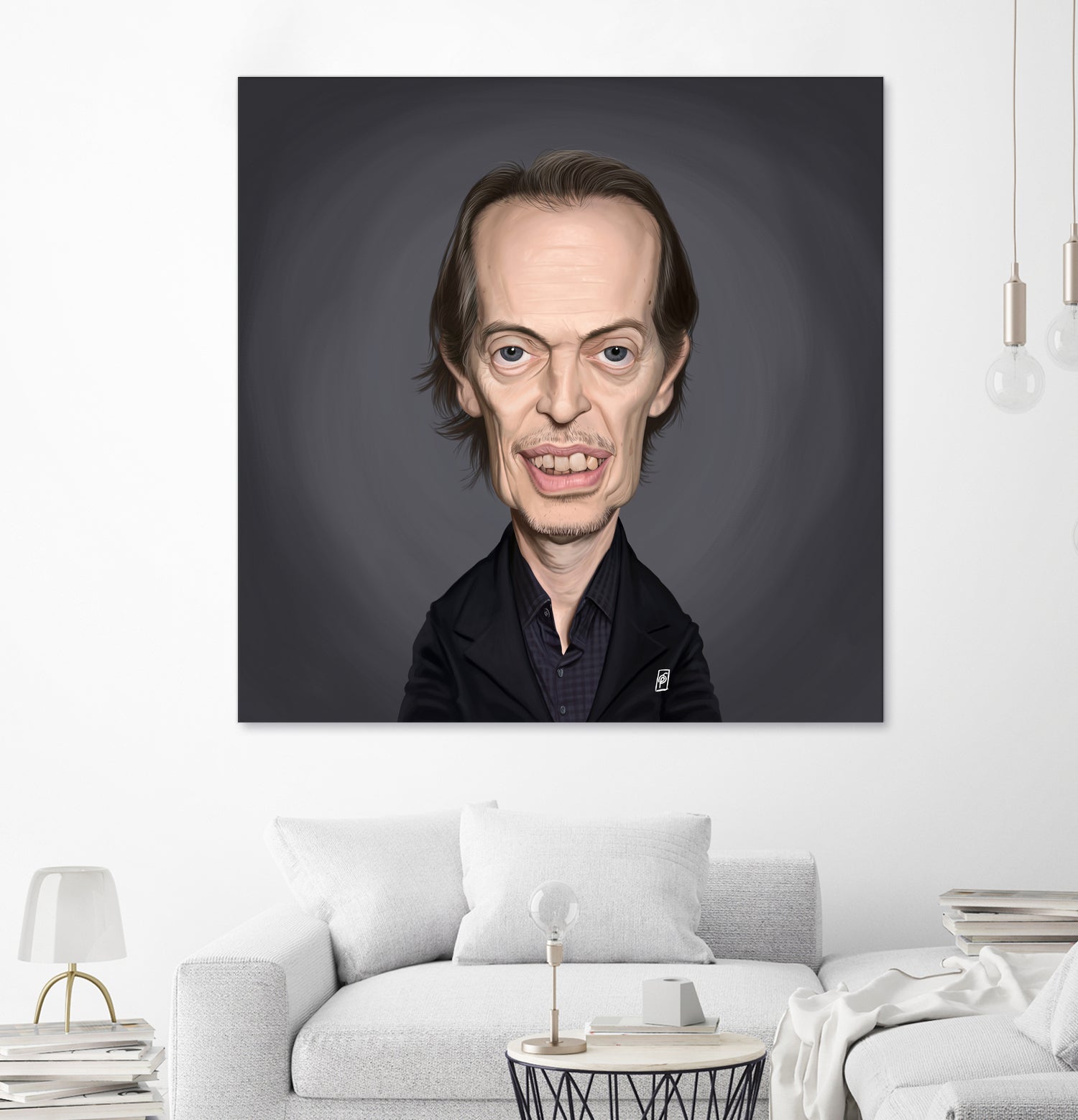 Steve Buscemi by Rob Snow on GIANT ART - brown digital painting