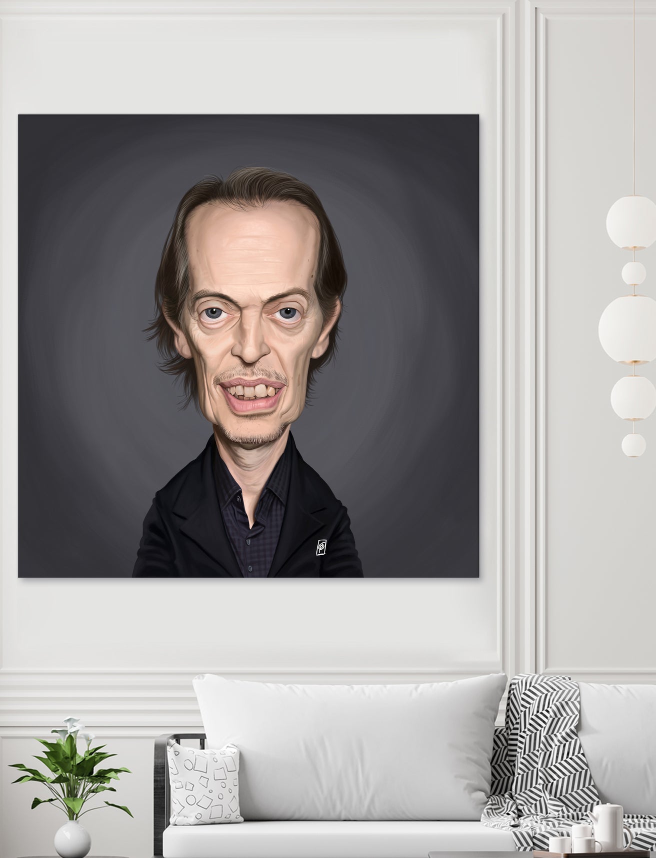 Steve Buscemi by Rob Snow on GIANT ART - brown digital painting