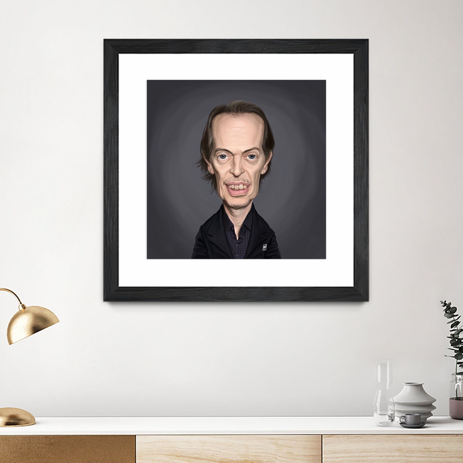 Steve Buscemi by Rob Snow on GIANT ART - brown digital painting