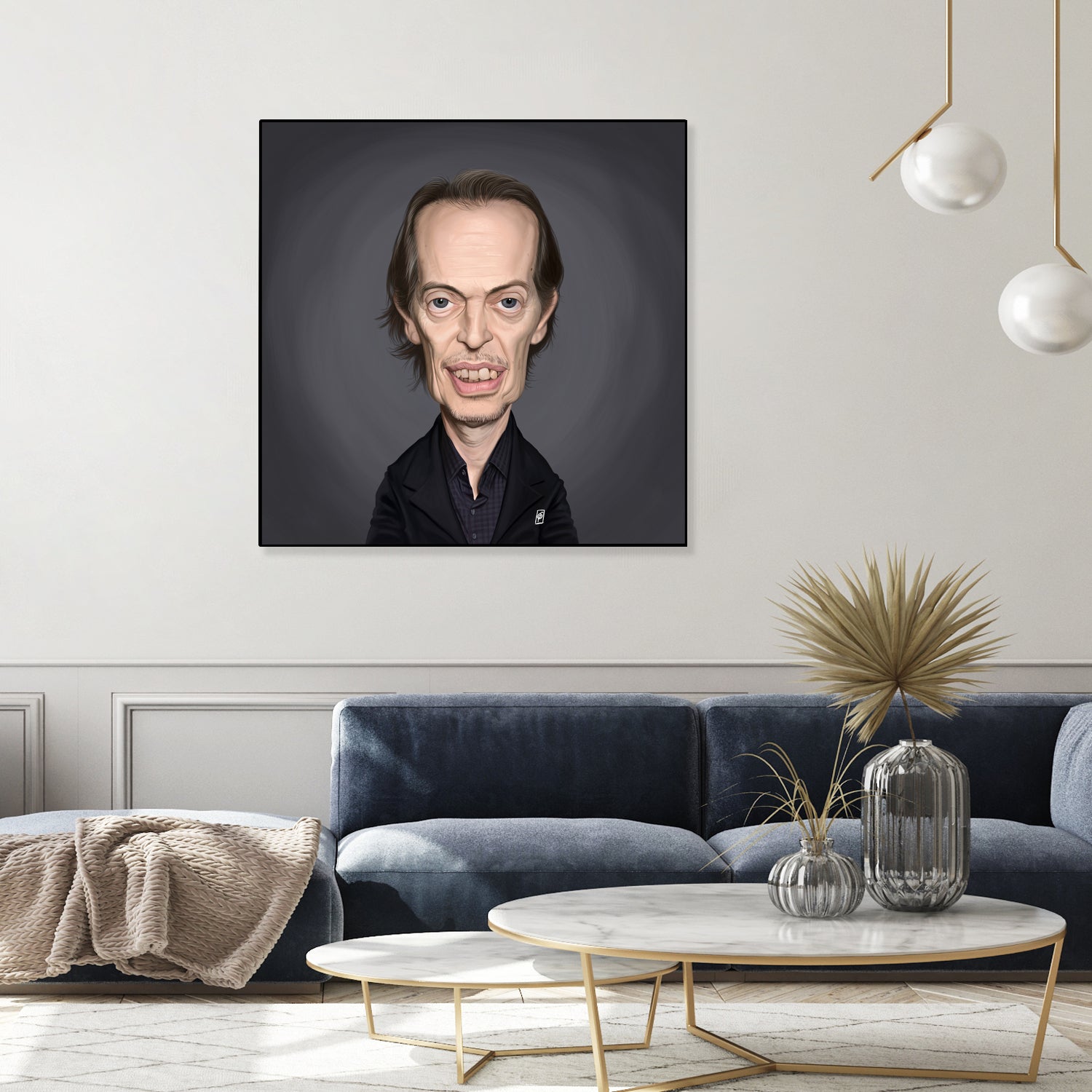 Steve Buscemi by Rob Snow on GIANT ART - brown digital painting