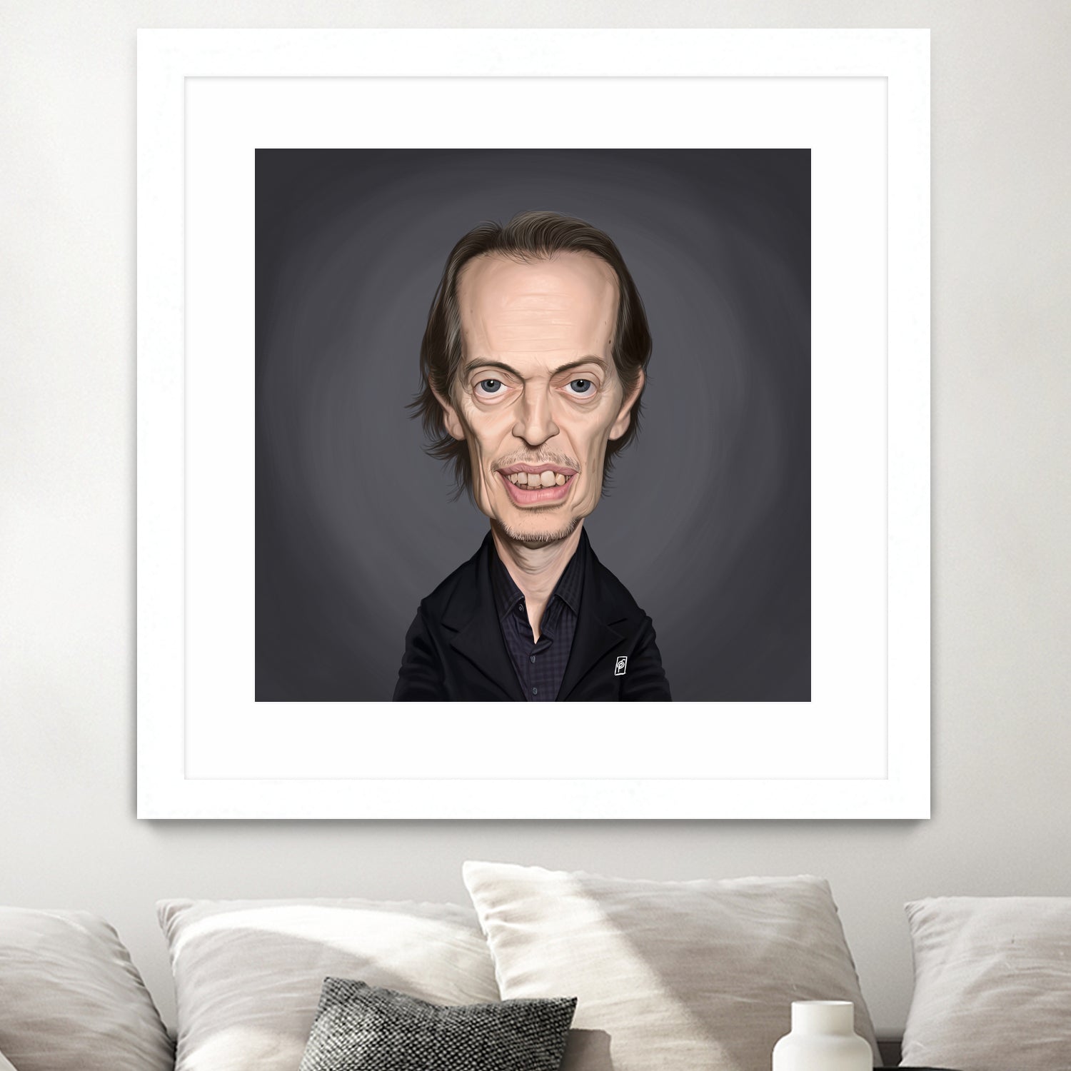 Steve Buscemi by Rob Snow on GIANT ART - brown digital painting