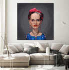 Frida Kahlo by Rob Snow on GIANT ART - blue digital painting