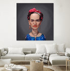 Frida Kahlo by Rob Snow on GIANT ART - blue digital painting