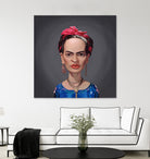 Frida Kahlo by Rob Snow on GIANT ART - blue digital painting