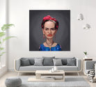 Frida Kahlo by Rob Snow on GIANT ART - blue digital painting