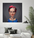 Frida Kahlo by Rob Snow on GIANT ART - blue digital painting