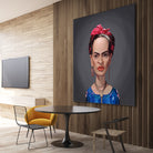 Frida Kahlo by Rob Snow on GIANT ART - blue digital painting