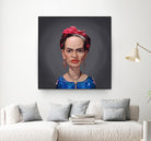 Frida Kahlo by Rob Snow on GIANT ART - blue digital painting