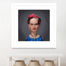 Frida Kahlo by Rob Snow on GIANT ART - blue digital painting