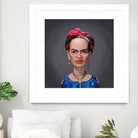 Frida Kahlo by Rob Snow on GIANT ART - blue digital painting