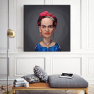 Frida Kahlo by Rob Snow on GIANT ART - blue digital painting