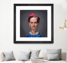 Frida Kahlo by Rob Snow on GIANT ART - blue digital painting