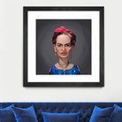 Frida Kahlo by Rob Snow on GIANT ART - blue digital painting