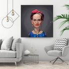 Frida Kahlo by Rob Snow on GIANT ART - blue digital painting