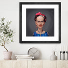 Frida Kahlo by Rob Snow on GIANT ART - blue digital painting