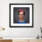 Frida Kahlo by Rob Snow on GIANT ART - blue digital painting