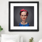 Frida Kahlo by Rob Snow on GIANT ART - blue digital painting