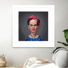 Frida Kahlo by Rob Snow on GIANT ART - blue digital painting