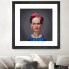 Frida Kahlo by Rob Snow on GIANT ART - blue digital painting