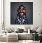 Idris Elba by Rob Snow on GIANT ART - black digital painting