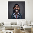 Idris Elba by Rob Snow on GIANT ART - black digital painting