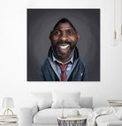 Idris Elba by Rob Snow on GIANT ART - black digital painting