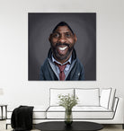 Idris Elba by Rob Snow on GIANT ART - black digital painting