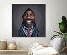 Idris Elba by Rob Snow on GIANT ART - black digital painting