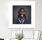 Idris Elba by Rob Snow on GIANT ART - black digital painting