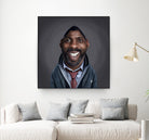 Idris Elba by Rob Snow on GIANT ART - black digital painting