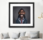 Idris Elba by Rob Snow on GIANT ART - black digital painting