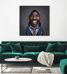 Idris Elba by Rob Snow on GIANT ART - black digital painting