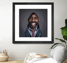 Idris Elba by Rob Snow on GIANT ART - black digital painting