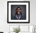 Idris Elba by Rob Snow on GIANT ART - black digital painting