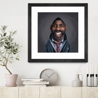 Idris Elba by Rob Snow on GIANT ART - black digital painting