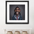 Idris Elba by Rob Snow on GIANT ART - black digital painting