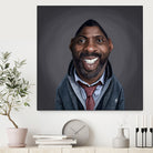 Idris Elba by Rob Snow on GIANT ART - black digital painting