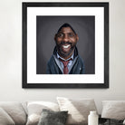 Idris Elba by Rob Snow on GIANT ART - black digital painting